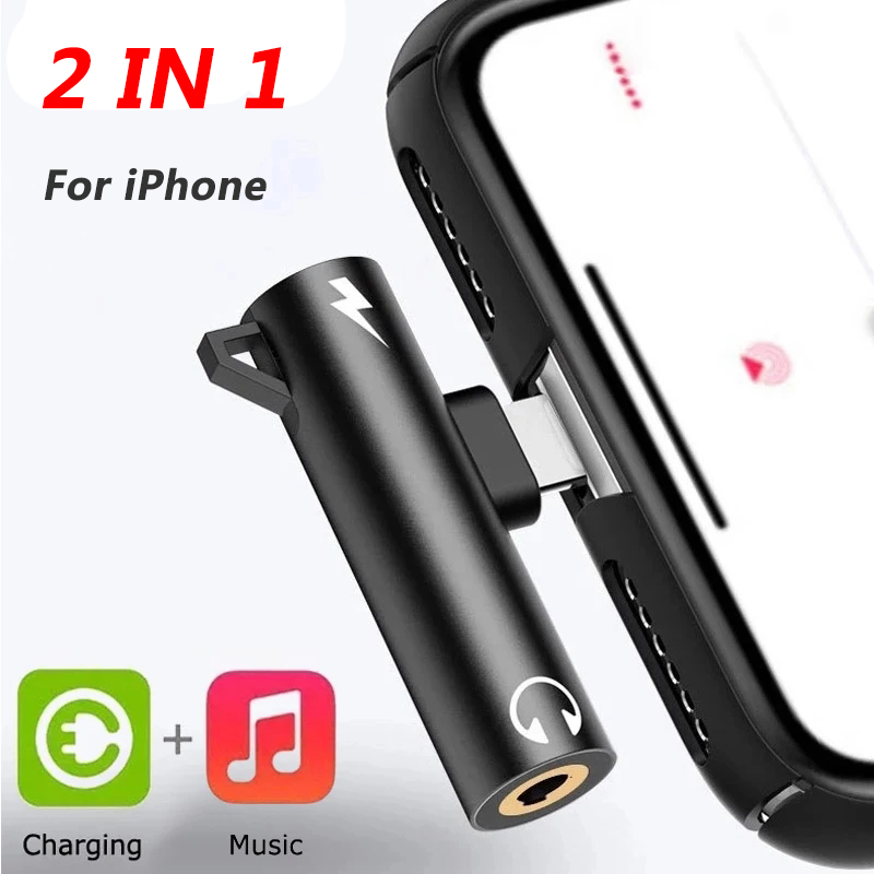 Music Audio Pro - 2 In1 Adapter Splitter For iPhone