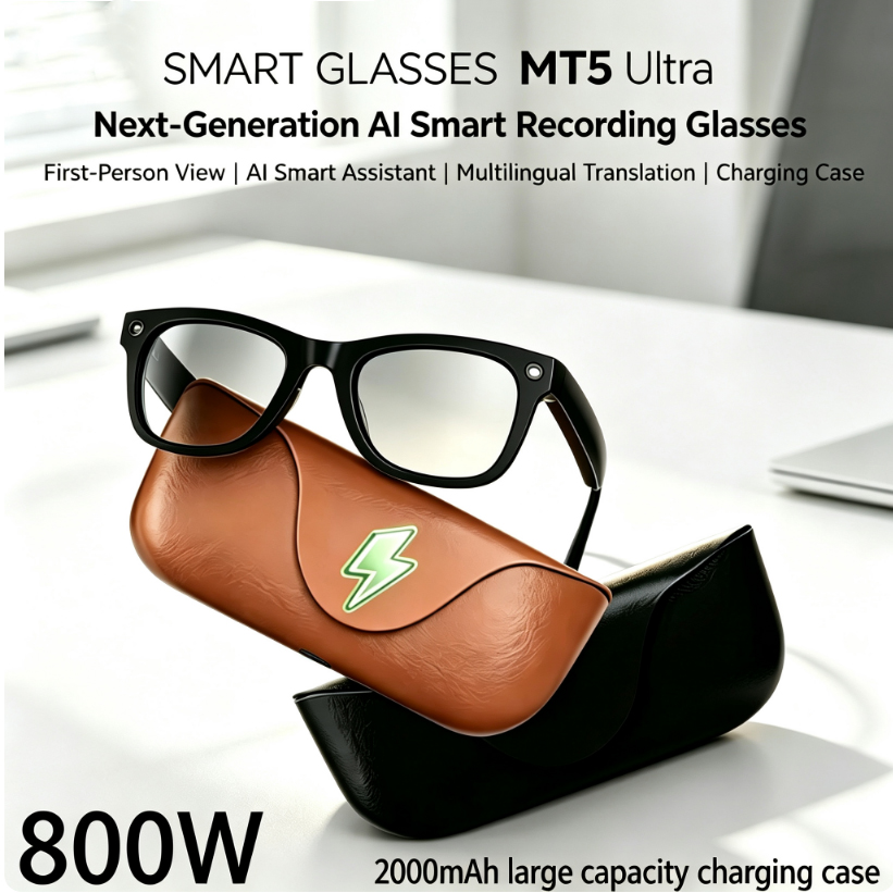 Mix Audio Music - 2026 AI smart Glasses HD 800W
