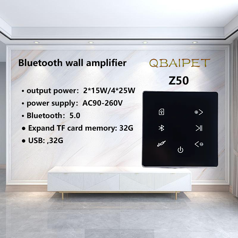 Audio Music Generator - Bluetooth Wall Amplifier Home Theater Sound