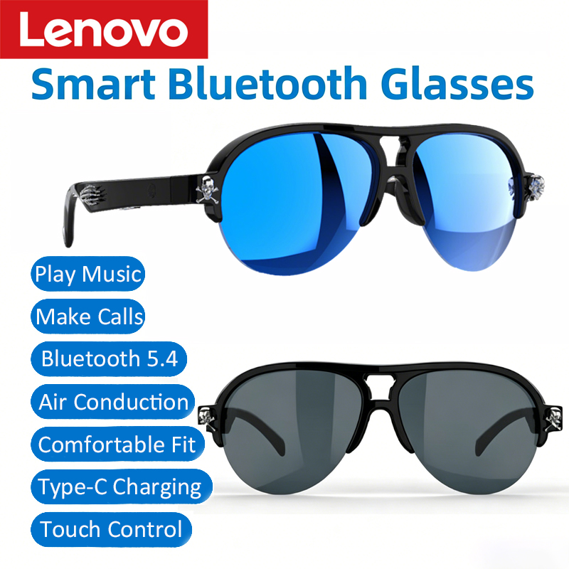 Mix Audio Music - Lenovo Bluetooth AI Smart Glasses Driving