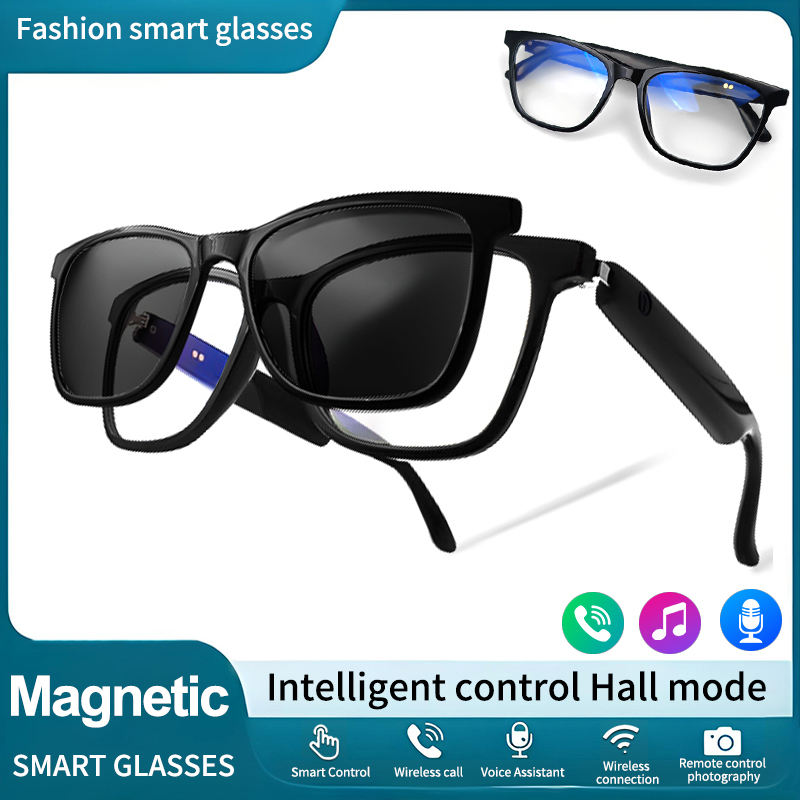 Mix Audio Music - LIGE Bluetooth Smart Sunglasses Magnetic Frame