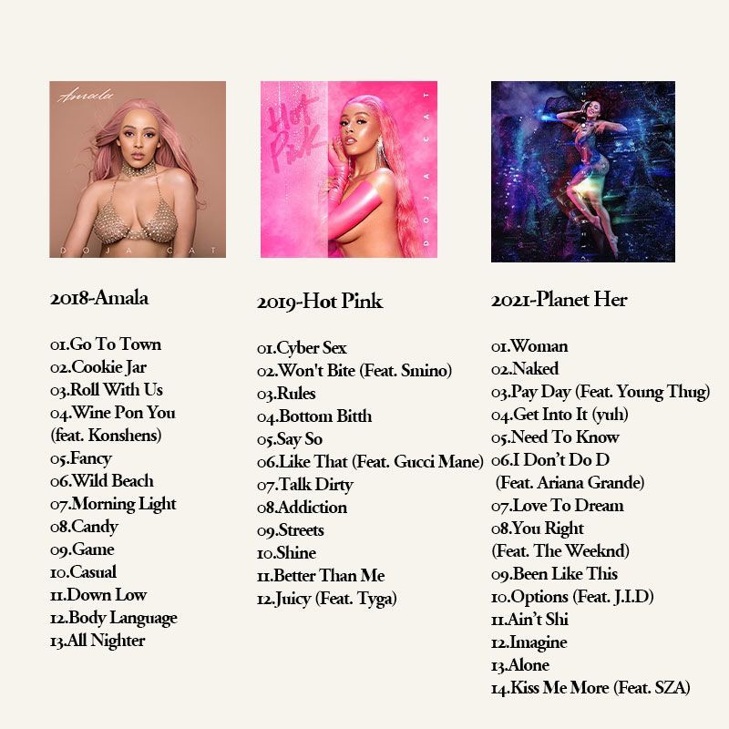 Doja Cat 6CD Music Album Colle - Audio Music Car ulasan dan harga