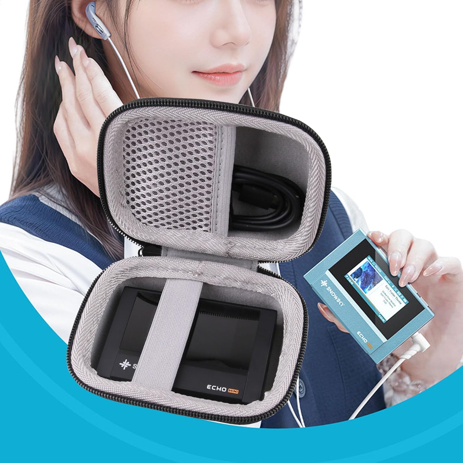 Carrying Hard EVA Case for MEC - Audio Music Play ulasan dan harga