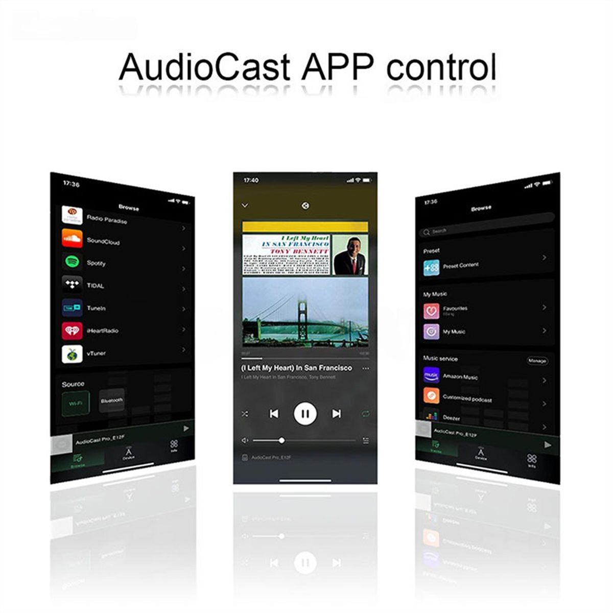 Audiocast Pro M20 Wireless WiF - Music Audio Pro ulasan dan harga