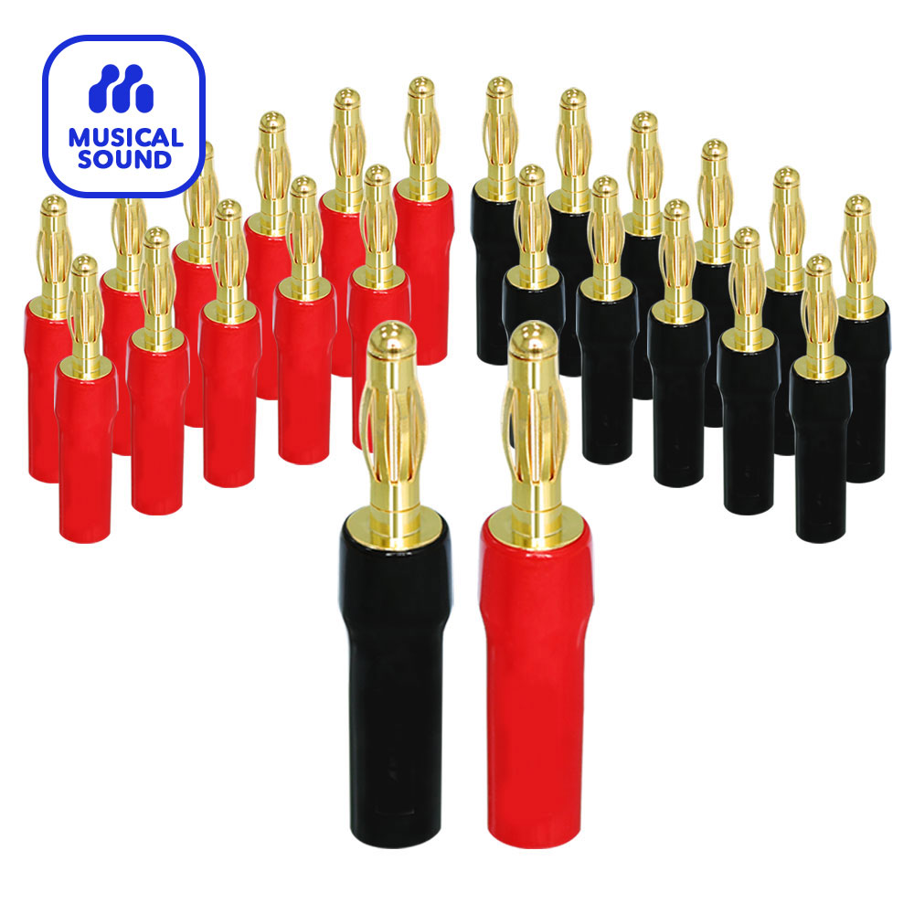 Banana Plugs Audio Jack Connec - Audio Music Generator ulasan dan harga