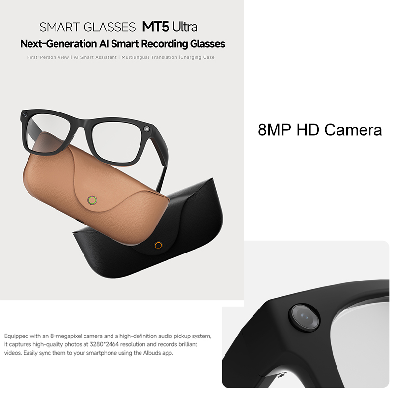 2026 AI smart Glasses HD 800W  - Mix Audio Music ulasan dan harga