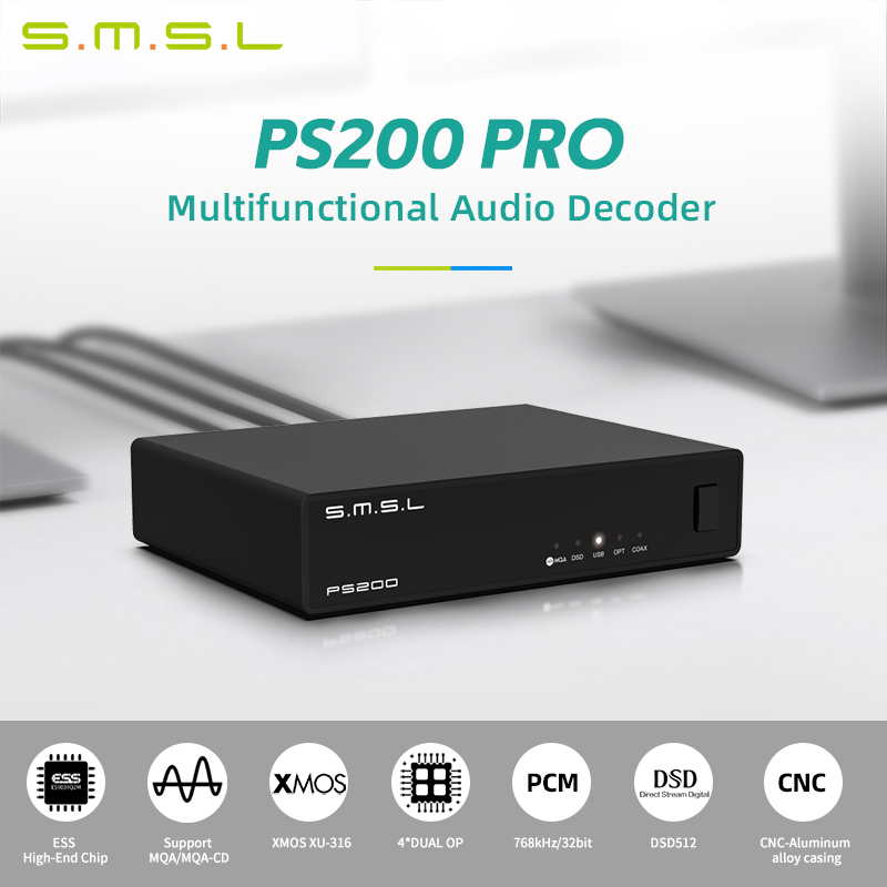 SMSL PS200 PRO DAC Multifuncti - Music Audio Pro ulasan dan harga