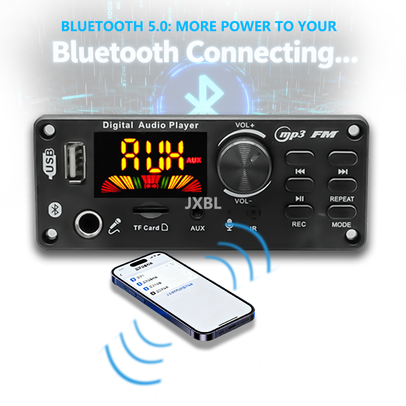 80W Bluetooth 5.0 MP3 Decoder  - Audio Music Car ulasan dan harga