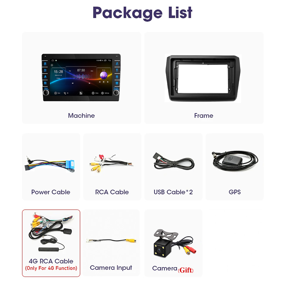 8G Ram 128GB Android 14 Car Ra - Audio Music Hindi ulasan dan harga