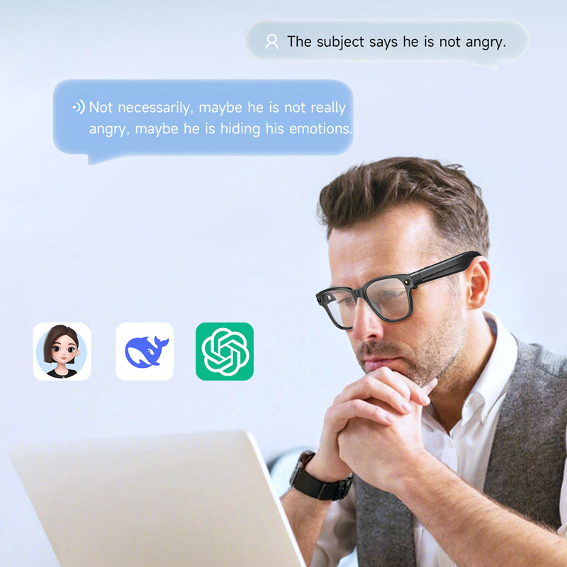 AI Smart Glasses 8 Million Cam - Mix Audio Music ulasan dan harga