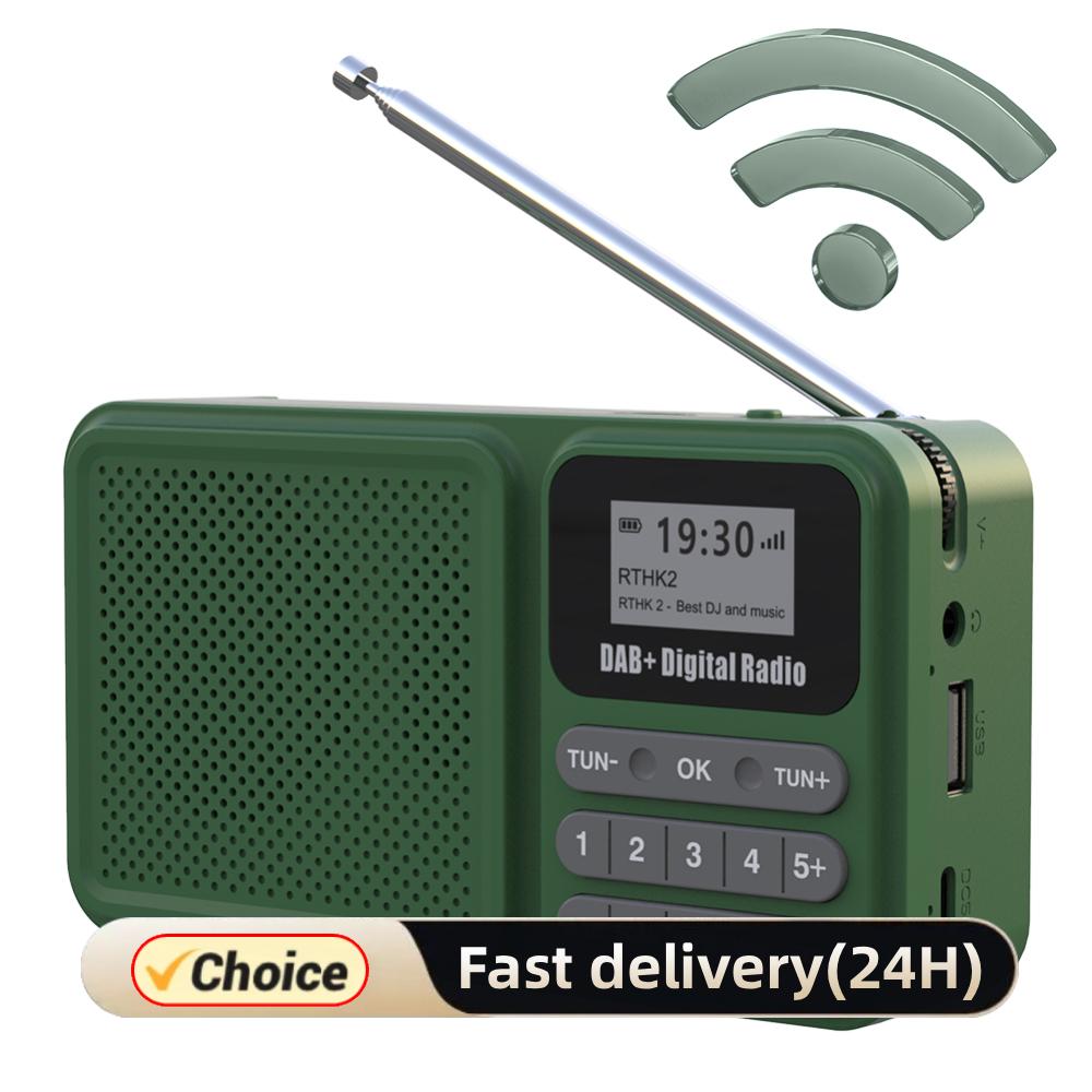 Portable DAB+ Radio with LCD D - Audio Music Play ulasan dan harga