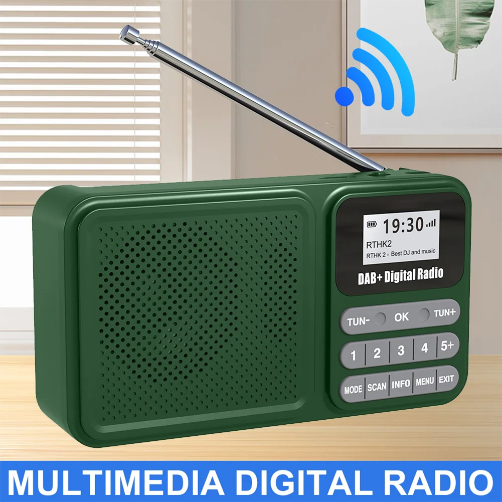 Portable DAB+ Radio with LCD D - Audio Music Play ulasan dan harga