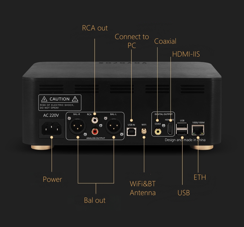 VOVOFOX-HiFi AP05S Lossless Mu - Audio Music Play ulasan dan harga