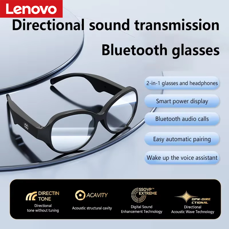 Lenovo Smart Bluetooth Glasses - Mix Audio Music ulasan dan harga