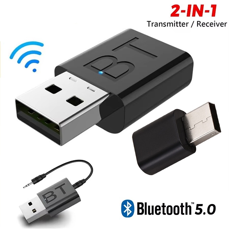 2 In 1 USB Bluetooth Receiver  - Audio Music Play ulasan dan harga